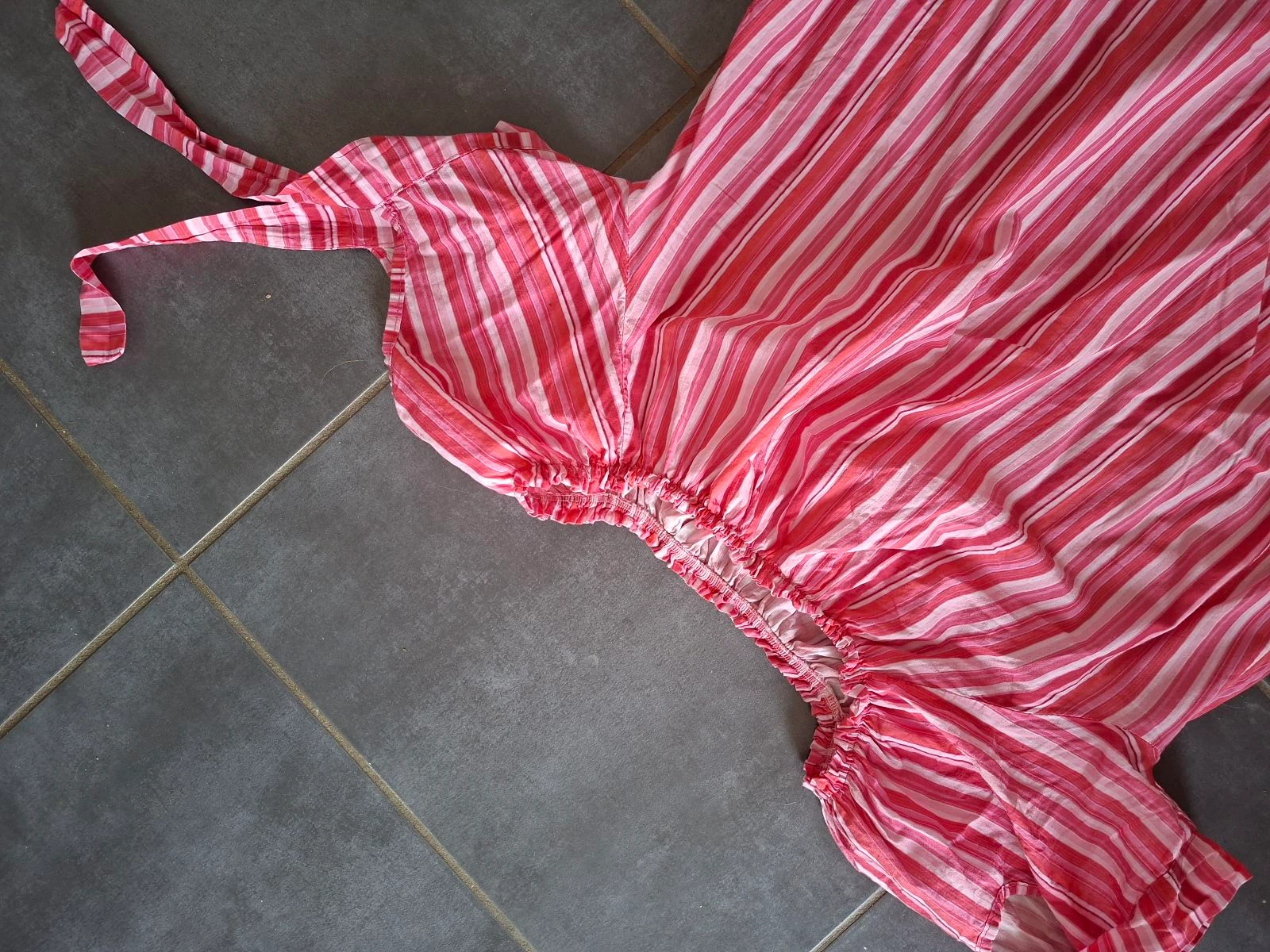 Blusa de hombros descubiertos / vestido de algodón veraniego para salidas – photo 5